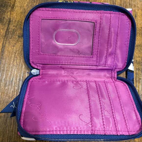 Vera Bradley Zip Around Wrist Wallet in African Violet - Picture 3 of 5